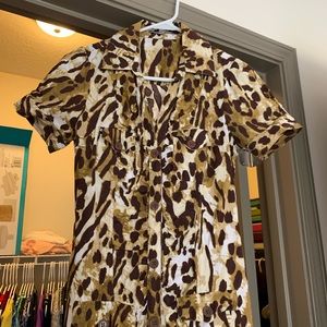 CHEETAH PRINT WORK DRESS!